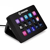 Elgato Stream Deck MK.2 – Studio-Controller, 15 Makrotasten, auslösen von Aktion in Apps und Software wie OBS, Twitch, YouTube und anderen, für Mac und PC