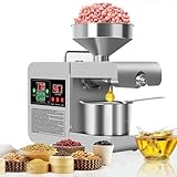 2. Generation Elektrische Ölpressmaschine – Automatische Kaltpresse Ölmaschine für Zuhause & Küche – BPA-freie Ölmaschine für Nüsse und Samen Home820W