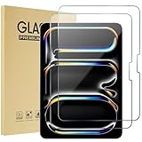 ProCase 2 Stück Panzer Schutz Glas für 11' iPad Pro (M4) 2024, 9H Schutzfolie Displayschutzfolie Schutz Folie Screen Protector