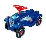 BIG-Bobby-Car Classic Ocean - Kinderfahrzeug mit Aufklebern in Ozean Design, für Jungen und Mädchen, belastbar bis zu 50 kg, Rutschfahrzeug für Kinder ab 1 Jahr, blau