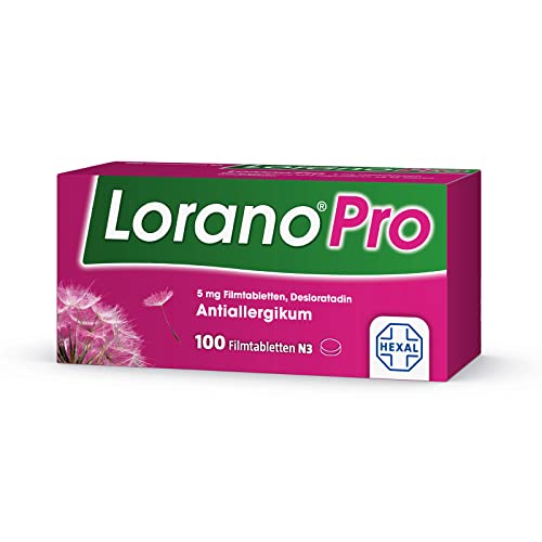 LORANO®PRO 5 mg Filmtabletten 100 St – Die Power-Allergietablette