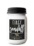 Milkhouse Candle Company, First Snowfall Farmhouse Collection Duftkerze Soja-Kerze Mason Jar Candle 368.5 g