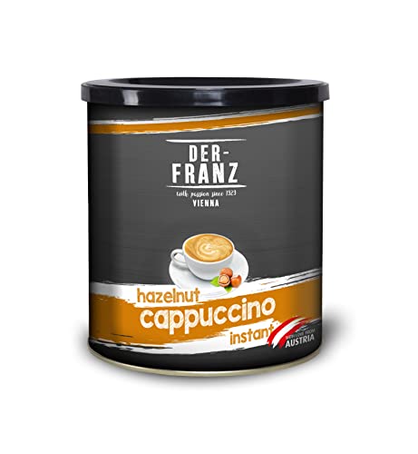 DER-FRANZ Instant-Cappuccino, mit Haselnuss aromatisiert, 500 g