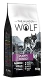The Hunger of the Wolf Hundefutter für Welpen und Junghunde aller Rassen, Fein zubereitetes Trockenfutter mit Lamm und Reis - 14 kg
