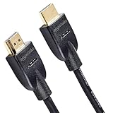 Amazon Basics 4K-HDMI-Kabel, 1,8 m, 18 Gbit/s Highspeed mit Ethernet, 4K@60Hz, 2160p, Schwarz