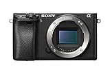 Sony Alpha 6300 E-Mount Systemkamera (24.2 Megapixel, 7,5 cm (3 Zoll) Display, XGA OLED Sucher) schwarz