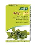 A.Vogel Kelp-Jod Meeresalgen Tabletten 120 Stück – Natürliches Jod aus Braunalge – Für eine normale Funktion der Schilddrüse und Nervensystem - laktosefrei - glutenfrei