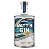 NORDSEEGUT WATT`N GIN 0.5L - Nordsee Premium Dry Gin 42% Vol. I vegan mit handverlesenen Zutaten wie Hagebutte, Lavendel und fruchtiger Orange I Hamburger Gin