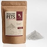 Freund & Pfote Healthy Pets Kieselgur Pulver getrocknet (E551c) Hund und Katze| fein gemahlen | Zusatzfuttermittel für Hunde und Katzen | plastikfrei verpackt (500 Gramm)