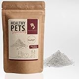 Freund & Pfote Healthy Pets Kieselgur Pulver getrocknet (E551c) Hund und Katze| fein gemahlen | Zusatzfuttermittel für Hunde und Katzen | plastikfrei verpackt (500 Gramm)