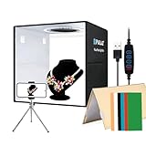 PULUZ 30 cm Fotobox faltbares tragbares Foto-Lichtzelt für Produktanzeige, kleines Fotostudio, Zelt-Box mit 6 farbigen Hintergründen für SLR-Kameras, Didigtalkameras, Handyaufnahmen