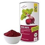 Raab Vitalfood Bio Rote Bete-Pulver, reich an Folsäure, vegan, glutenfrei, 250 g
