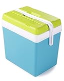 Ondis24 Kühlbox Promotion Blau/Grün Kühltasche für Camping und Picknick aus Kunststoff (24 Liter)