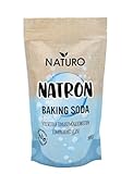 Naturo|Natron Pulver 500g – Vielseitig für Reinigung, Haushalt und Küche – Umweltfreundlich, Hautfreundlich & Ungiftig – Natron Pulver zum Putzen, Backpulver, Waschsoda – Natrium für nachhaltiges Put