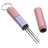 HOMSFOU Stichnadel für Diy Stickerei Mehrfarbige Punch Needle für Anfänger und Fortgeschrittene Robustes Werkzeug für Kreative Projekte für Kissen Vorhänge und Dekorative Kunst für