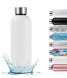 ZERTAGO Edelstahl Trinkflasche 750 ml Doppelwandige Thermosflasche Kohlensäure geeignet Auslaufsicher