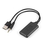 Bluetooth AUX Adapter Auto, 3.5mm/0.14in Wireless Bluetooth Empfänger, Bluetooth Transmitter Adapter, Audio 5.0, Geeignet für Modelle mit AUX-Schnittstelle