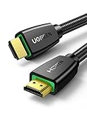 UGREEN HDMI Kabel 4K 60Hz UHD 2.0 HDMI ARC Kabel HDR 3D High Speed 18Gbps mit Ethernet vergoldet kompatibel mit TV Fernseher, Monitor, Blu-ray, PS5/PS4/PS3, Xbox Series S, Soundbar(2M