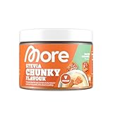 MORE Stevia Chunky Flavour, Salted Caramel, 150 g, vegan, Geschmackspulver zum Süßen, ohne viel Zucker und Kalorien, mit Inulin und Laktase - made in Germany
