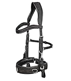 WALDHAUSEN Lederkappzaum, Anatomic, schwarz, VB, VB, schwarz