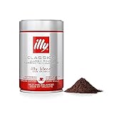 illy Kaffee, Gemahlener Espresso Classico, klassische Röstung - 1 Dose zu 250 g