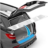 uProtect Auto Ladekantenschutz Folie für BMW X3 3 (III) G01 I 2017-2021 - Stoßstangenschutz, Kratzschutz, Lackschutzfolie - Transparent glänzend Selbstklebend