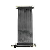 JMT PCIe 5.0 X16 64 GB/s Verlängerungskabel, 270 Grad umgekehrter rechtwinkliger GPU-Adapter, Grafikkarte, GEN5 Hochgeschwindigkeitskabel, 16AB5, kompatibel mit 217e/NZ XT H1 Gehäuse (32 cm)