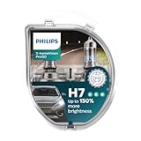 Philips Automotive 12972XVPS2 Halogen Leuchtmittel X-tremeVision H7 55 W 12 V, STD, Twin box