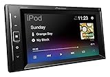 Pioneer DMH-A240BT, 2-DIN-Multimedia Player, Kurze Einbautiefe, 6,2-Zoll ClearType-Touchscreen, Smartphone-Anbindung, USB, Bluetooth, 13-Band-Grafikequalizer