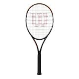 Wilson Tennisschläger Burn 100 V4.0, Ambitionierte Freizeitspieler, Schwarz/Grau/Orange, WR044710U3