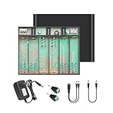 Mini-USV-Batterie-Backup mit austauschbarer Lithium-Batterie, DC 5V/9V/12V 4A Ausgang für Router/Modem/LED-Leuchten/Elektronik, tragbare unterbrechungsfreie Stromversorgung für Home Office