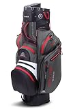 Big Max Dri Lite Silencio 2 Cartbag - Wasserabweisende Golftasche Charcoal White red