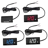 MAGICLULU 12V Wasserdichtes Voltmeter Mit Anzeige Für Auto Und Boot Tragbares Spannungsmessgerät Zur Präzisen Batterieanzeige Kompakt Und Langlebig Für Einsatz
