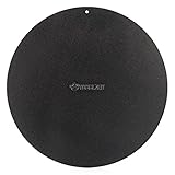 Mahlzeit Stahl Backplatte Ø 38 cm | Backstahl für Brot und Pizza | Grillplatte rund, Grill Feuerplatte | Pizza Stahlplatte für Backofen, BBQ, Gasgrill, Holzkohlegrill