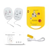 Mini AED trainer, AED Trainingsgerät Deutsch, XFT Erste Hilfe Lehrgerät für AED-Training, AED Trainingsgerät mit CPR-Lehrgerät Maschine für Defibrillator-Auszubildende-Anfänger (XFT-D0009)