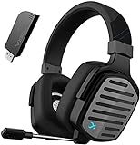 XIBERIA G02 Wireless Gaming Headset with Crystal-Clear Microphone for PS5, PS4, PC, and Switch, 17-Hr Battery, Ergonomic Design