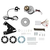 Konfiur 350W 24V Elektrofahrrad Umrüstsatz, E-Bike Hinterrad/Vorderrad Umbausatz Kit Fahrrad Motor Ebike Nachrüstsatz Ebike Conversion Kit, Antriebsset Mountainbike (250W)