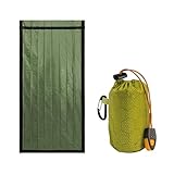 Zxfdsfdbnm Biwaksack, Aluminiumfolie, Überlebens-Schlafsack, warmes Schlauch, Zelt, Überlebensbeutel, wasserdichte Decke
