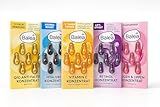 Balea Konzentrat Q10 Anti-Falten + Konzentrat Hyaluron + Konzentrat Vitamin C + Konzentrat Retinol + Konzentrat Augen & Lippen - Probierpack (jeweils 7 Kapseln pro Packung) + PurLife Sticker