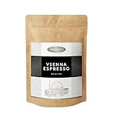 You Coffee Vienna Espresso Kaffeebohnen - 100% Arabicabohnen Blend - Röstgrad 2/6 - nussig, fruchtig, ausgewogen - ausgeprägte Säure - 1000g ganze Bohne