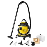MISTER TOOL Nass-/Trockensauger, Polsterreiniger, Waschsauger, Nasssauger für Teppich, Auto, Polster & Mehr inkl. Staubsaugerbeutel, HEPA-Filter, 20 Liter Tank, 1200 W