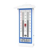 Brannan Max Min Thermometer – Indoor Outdoor Garten Gewächshaus Mauer
