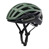 cratoni - C-Airlite - Fahrradhelm - sage Black matt - 56-58 cm - Jugendliche Erwachsene - MTB BMX City Cross