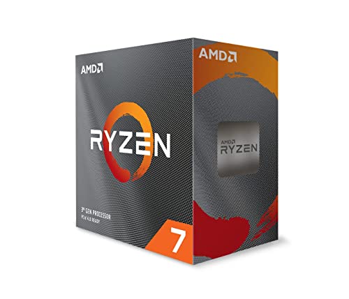 AMD Ryzen 7 5700X Prozessor (Basistakt 3.4GHz, Max. Leistungstakt bis zu 4.6GHz, 8 Kerne, L3-Cache 32MB, Socket AM4, ohne Kühler) 100-100000926WOF, Schwarz