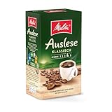 Melitta Auslese Filter-Kaffee 500g, gemahlen, Pulver für Filterkaffeemaschinen, starke Röstung, geröstet in Deutschland