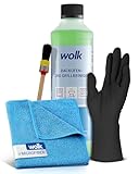 Backofenreiniger Set 500 ml - Inkl. Microfasertuch, Einweghandschuhe, Pinsel - Grillreiniger - Fettlöser - für Backofen, Grill & Herd