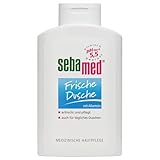 SEBAMED Frische Dusche, Duschgel für empfindliche und strapazierte Haut, langanhaltendes Frischegefühl, versorgt die Haut mit Feuchtigkeit durch Aminosäuren und Allantoin, Männer und Frauen (400 ml)