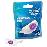 Durex Vibrations Ring - Angenehm weicher Penisvibratorring zur Stimulation im Intimbereich, 1 Stück (1er Pack)