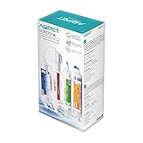 AQPET OSMOSY4 Osmose-Anlage 4 Stufen mit Harz zur Herstellung von osmotischem Wasser für Aquarien - Membran mit 50 Gallonen (190 Liter) / Tag für Aquarien, Weiß