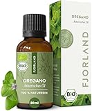 BIO Oreganoöl 100 % naturrein – Origanum vulgare hochdosiert – Würzig-herbes ätherisches Öl – Lebensmittelqualität zum Verzehr geeignet - Oregano Oil